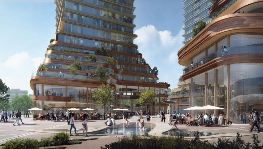 Artist Impression stationsgebied