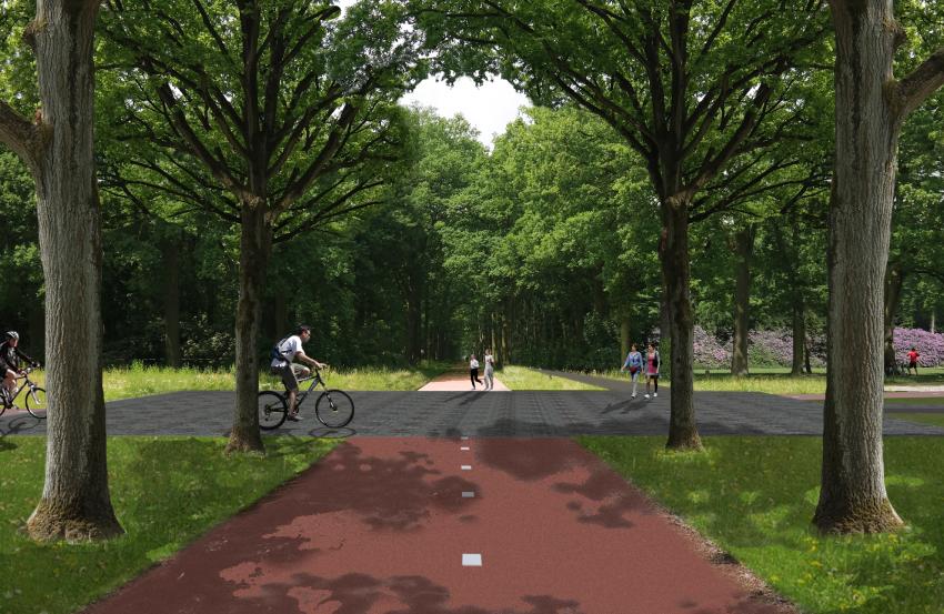 Impressie van nieuwe situatie Zwaanstraat
