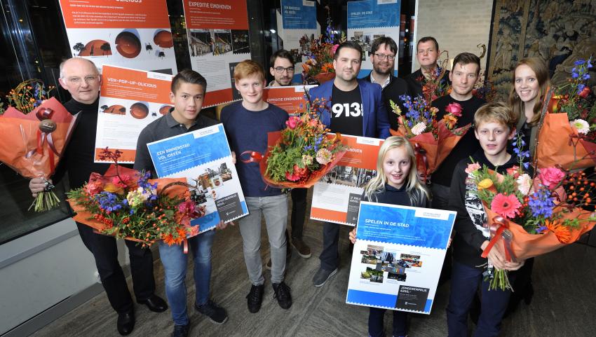 Groepsfoto CityChallenge Boeiende Binnenstad