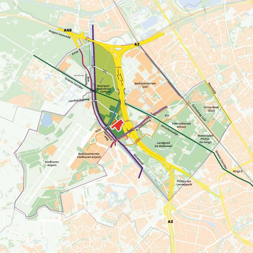 Plattegrond van Brainport Park