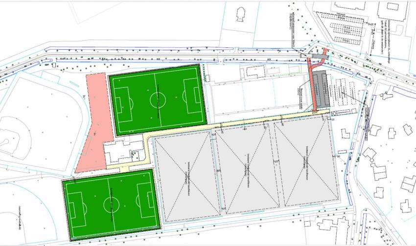 P+R Genneper Parken situatie sportpark
