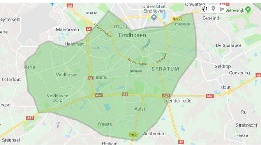 Gebied Bravoflex Eindhoven