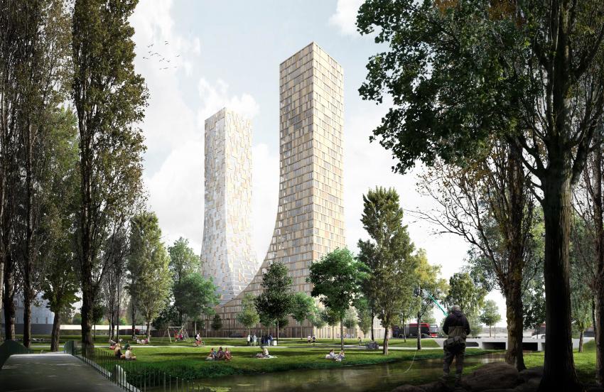 Artist impression van The Dutch Mountains