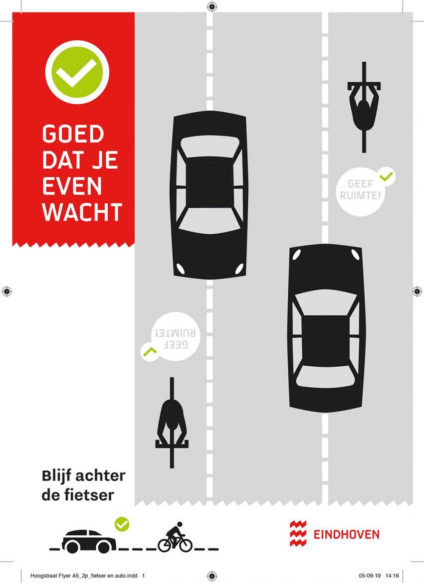 poster verkeerscampagne Hoogstraat