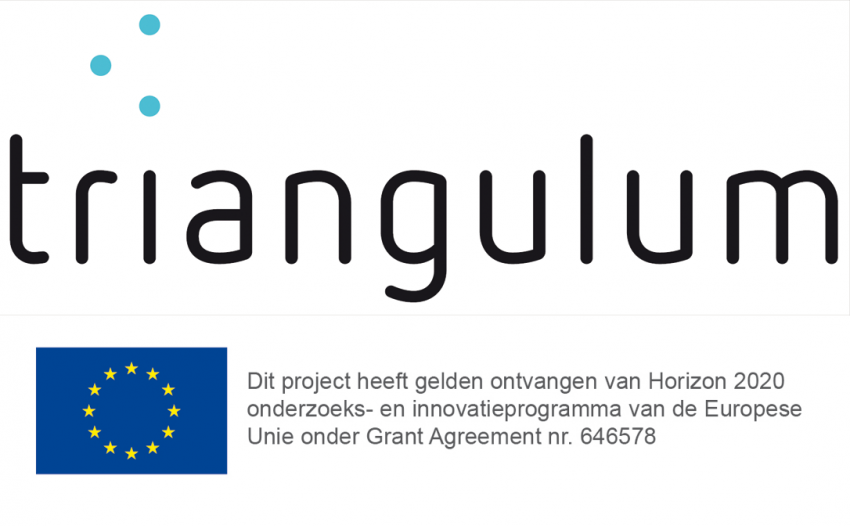 Logo Triangulum een Europees project waar Eindhoven deel van uitmaakt.