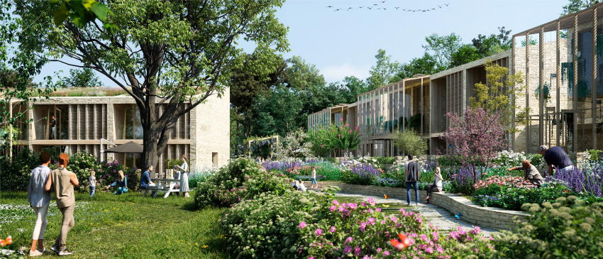 Impressie van nieuwbouwproject The New Mess in Bosrijk Meerhoven