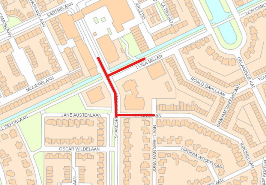 Op deze afbeelding staat het projectgebied weergegeven, klik voor een vergroting