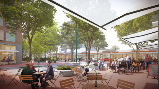 Sfeerimpressie Noorder dorpstraat, klik voor een vergroting