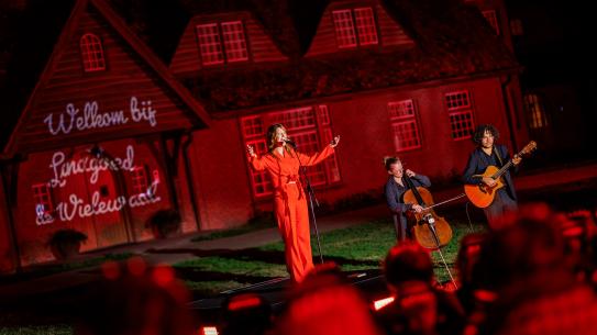 Live muziek tijdens het openingsweekend Lichtbos Vibes, klik voor een vergroting