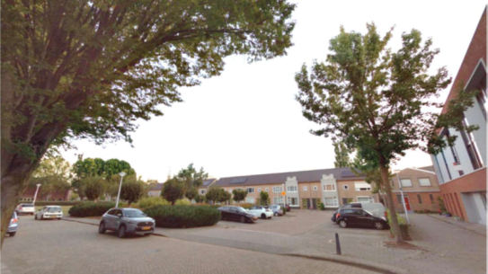 Op deze afbeelding staat het Frederik Hendrikplein weergegeven, klik voor een vergroting