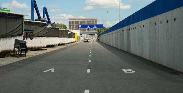 Op deze afbeelding staat de milieustraat weergegeven