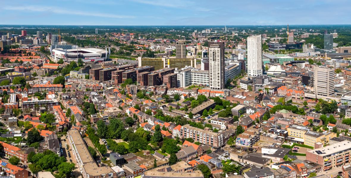 NRE site in Eindhoven, a former gasworks turned creative hub