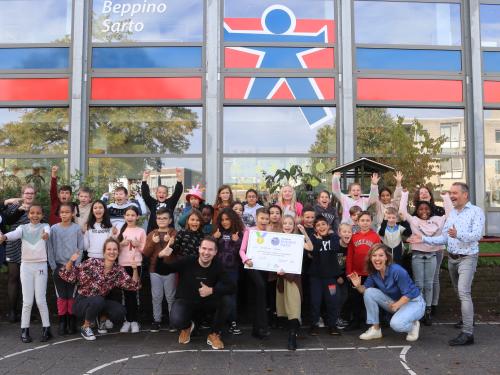 foto van de winnende school