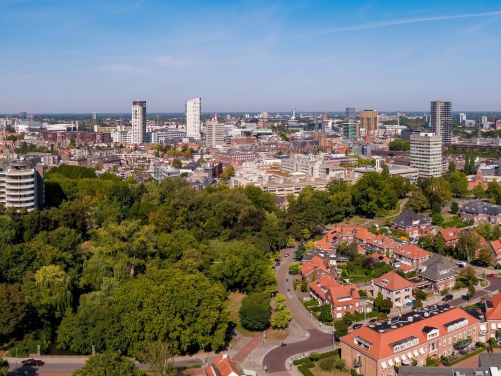 Foto van Eindhoven vanuit de lucht