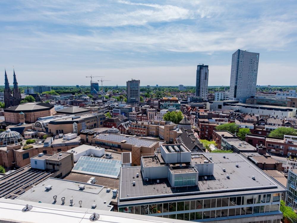 Deze afbeelding geeft de binnenstad weer