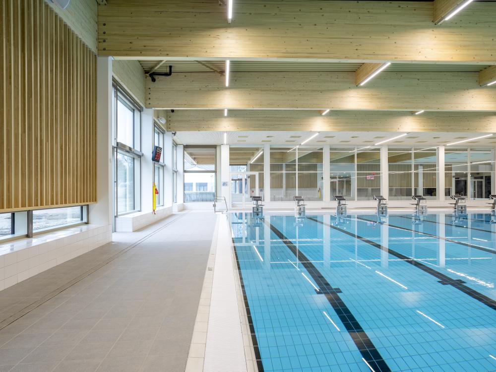 Een van de zwembaden in Nationaal Zwemcentrum de Tongelreep