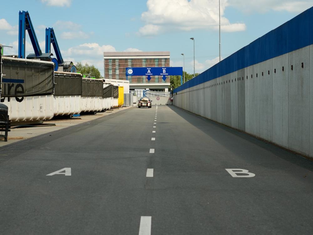 Op deze afbeelding staat de milieustraat weergegeven