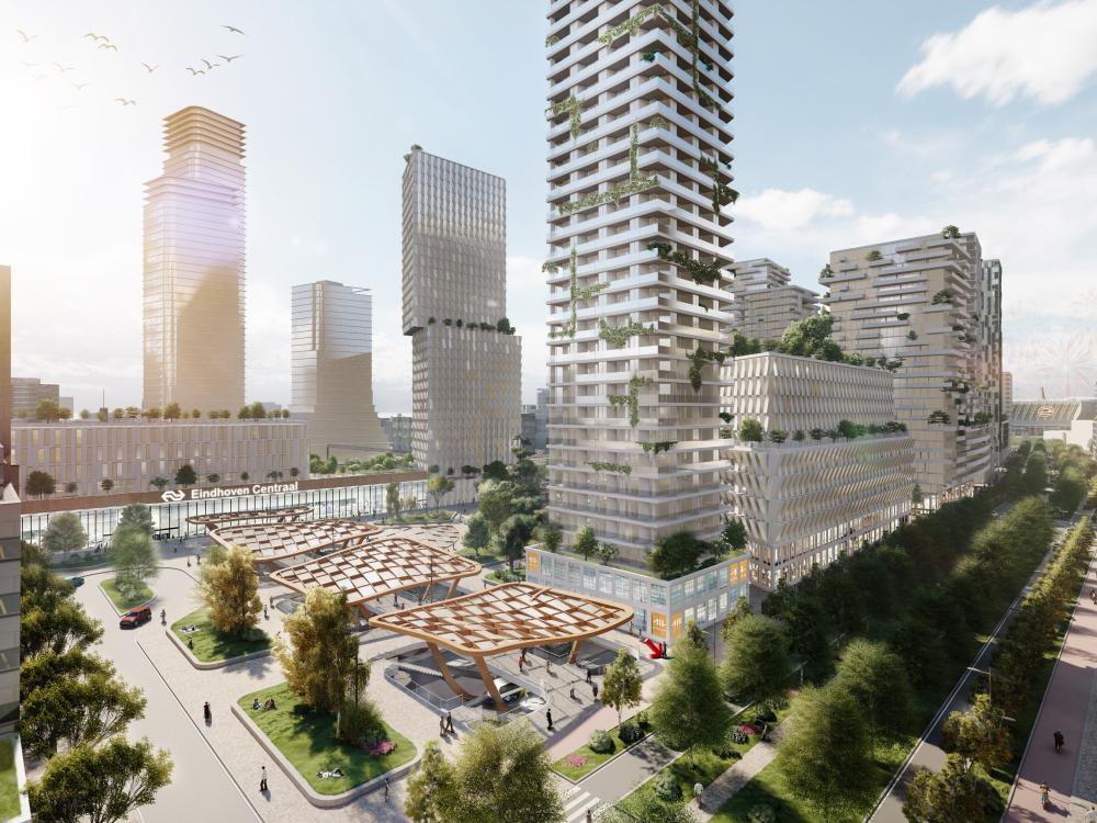 Deze afbeelding geeft een toekomstbeeld weer van Knoop XL